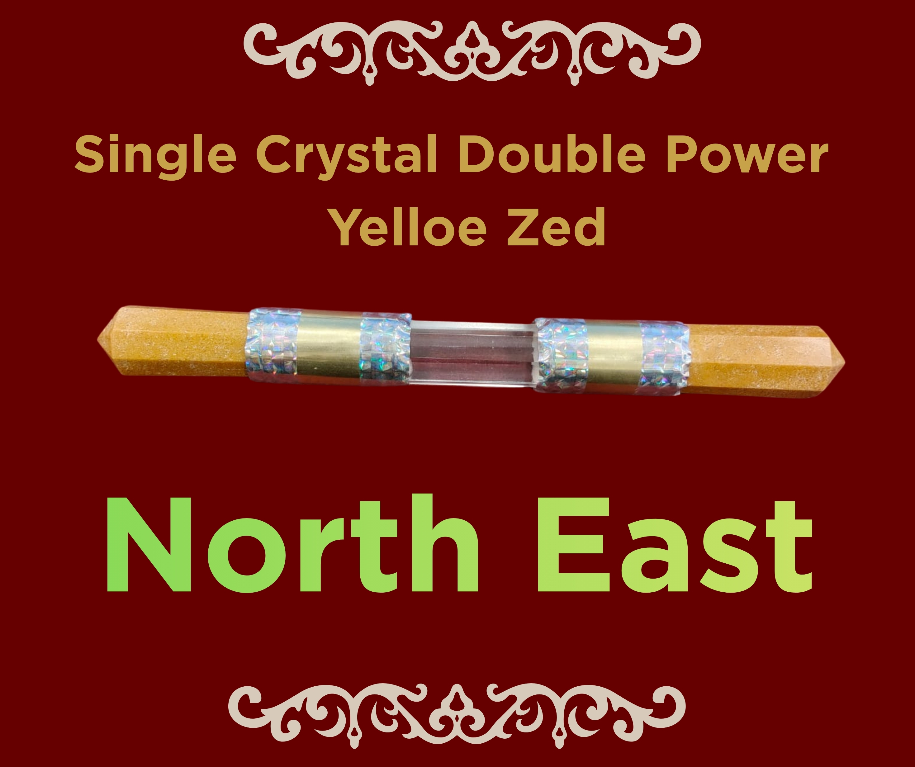 Single Crystal Double Power “Yellow Zed” Rod